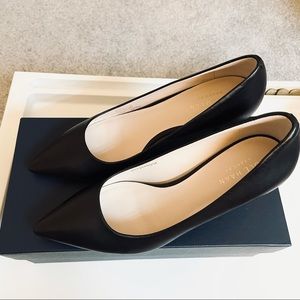 Cole Haan Black Leather Heel Pumps